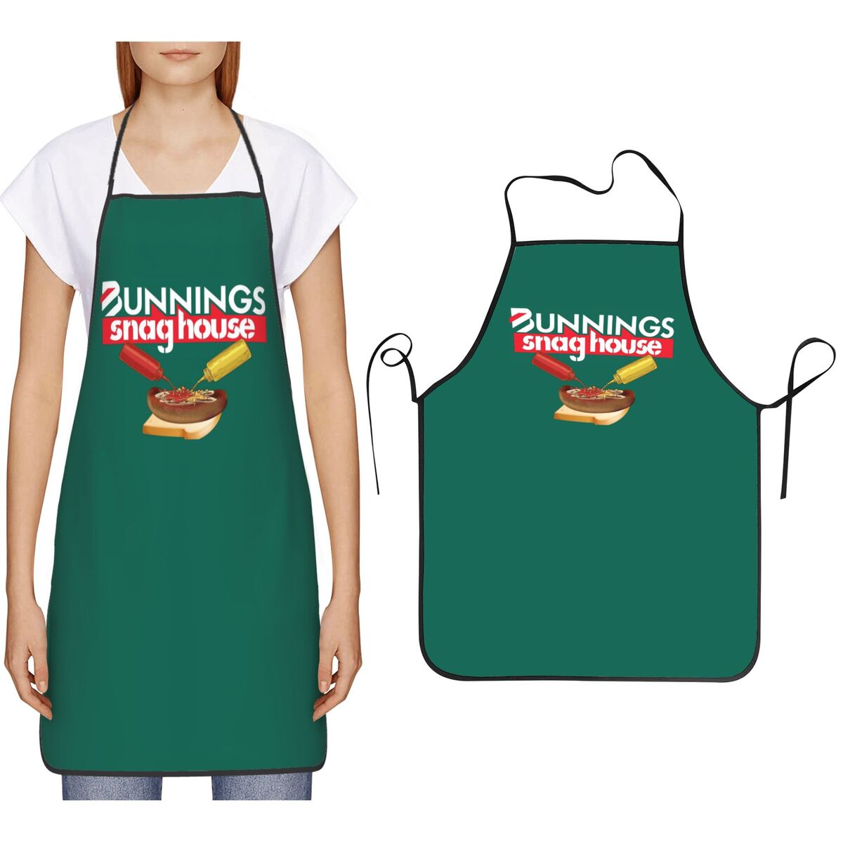 Women Kitchen Accessories - Bunnings Snaghouse Aprons Chef Cooking Baking