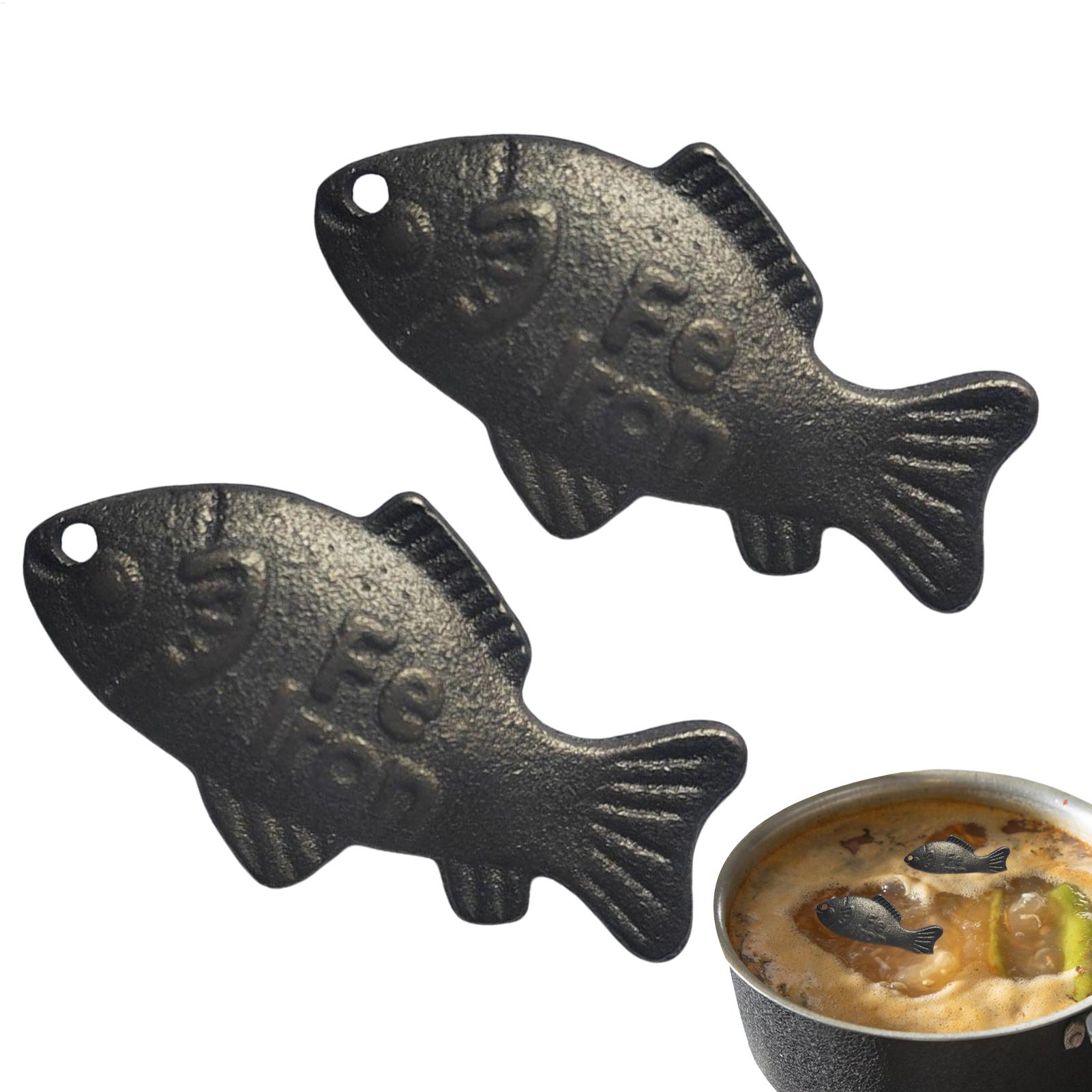 Women Kitchen Accessories - 2pcs Iron Fish A Natural Source