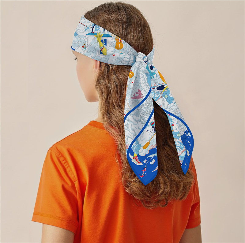 POBING Twill Silk Scarf Women  - Silk Scarf Square recension och pris