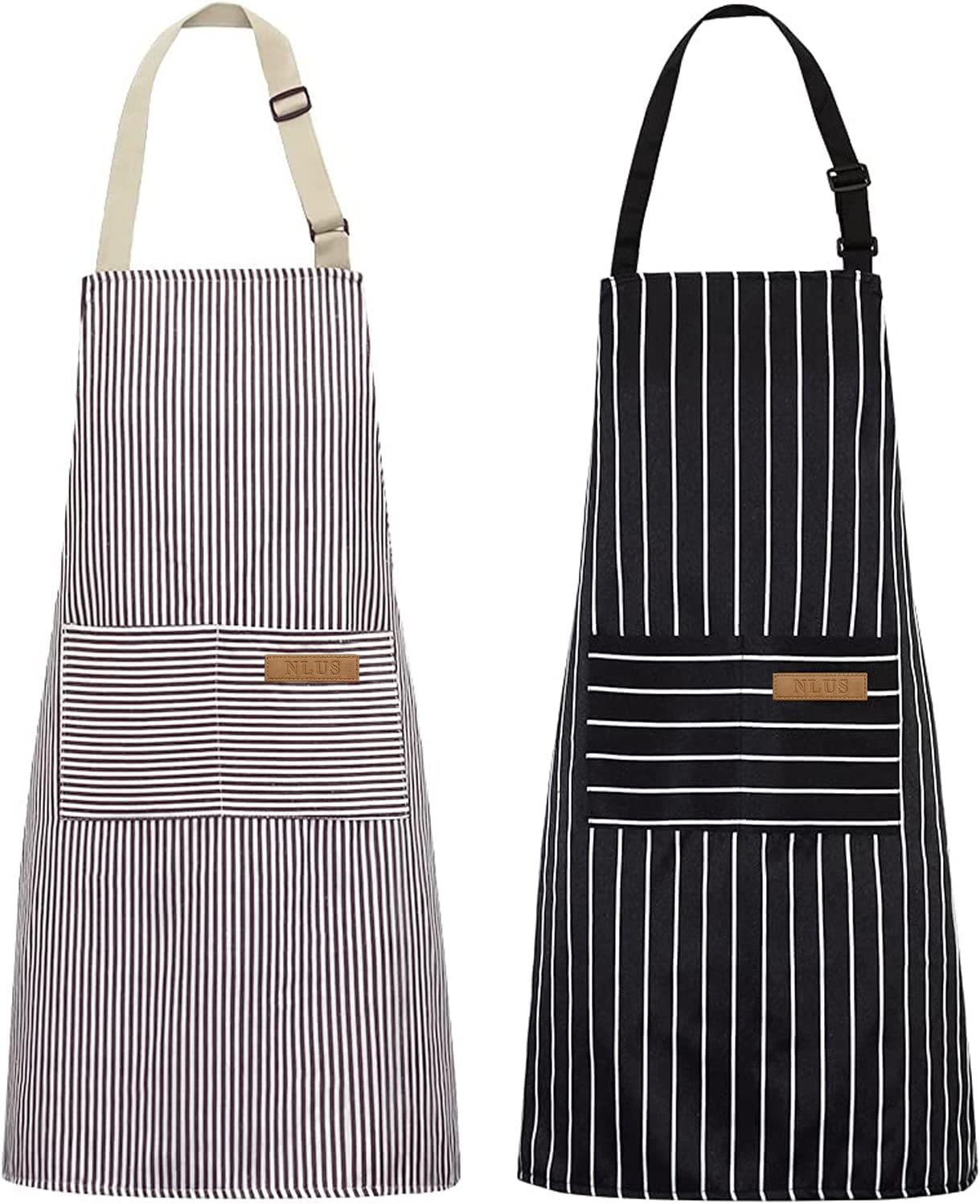 Black White Striped Kitchen Ap - Women Kitchen Accessories recension och pris