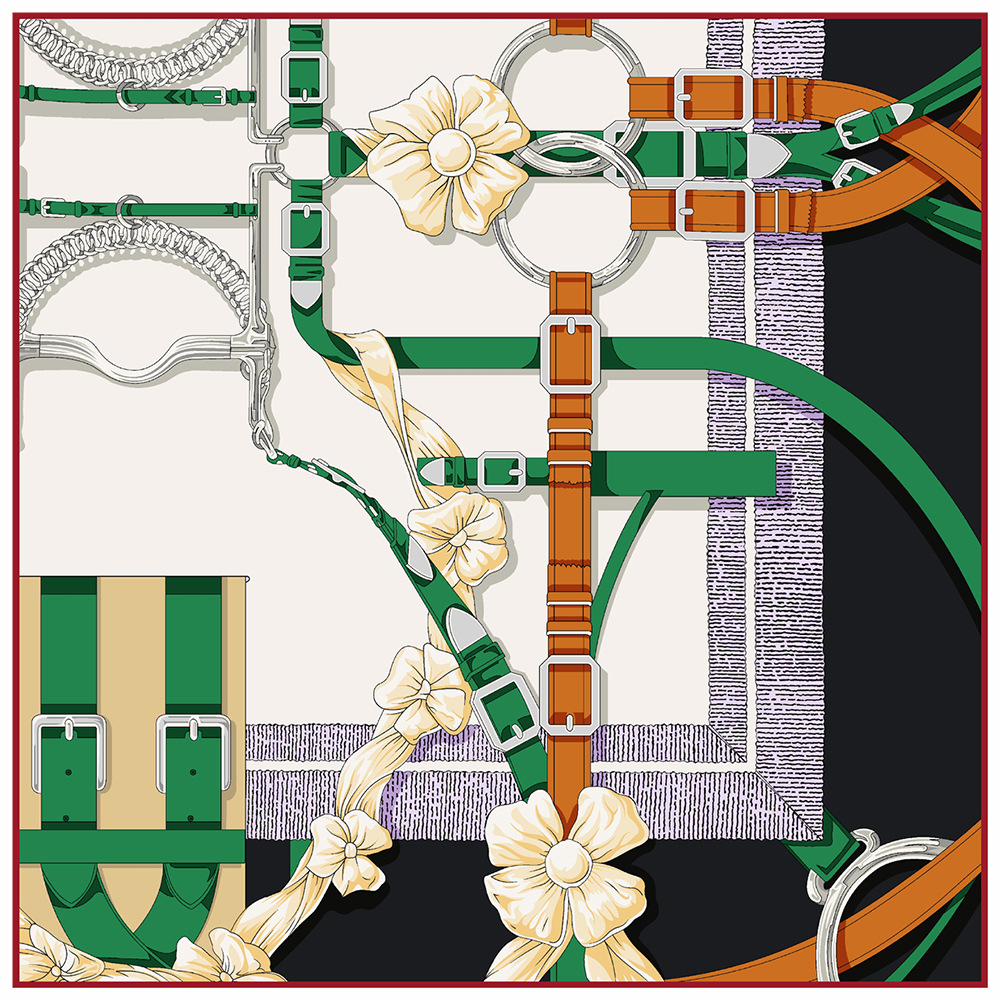 90cm New Design Belt Twill Sil - Silk Scarf Square recension och pris