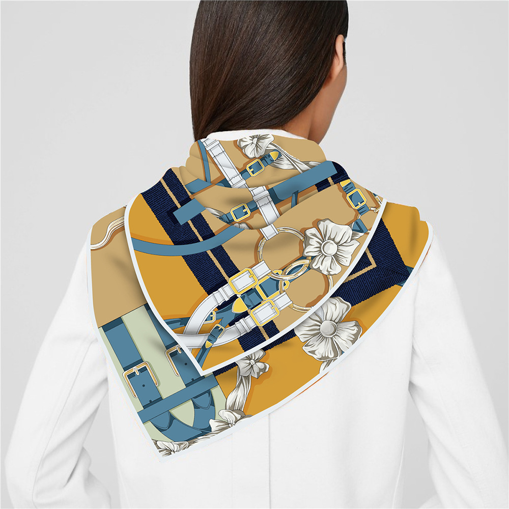 90cm New Design Belt Twill Sil - Silk Scarf Square recension och pris