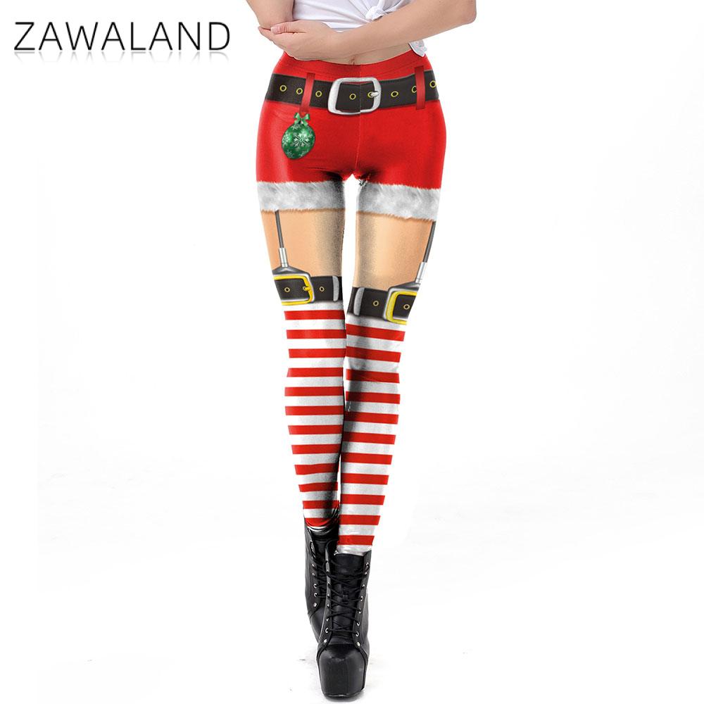 Zawaland Christmas Yoga Leggin - Women'S Red Accessories recension och pris