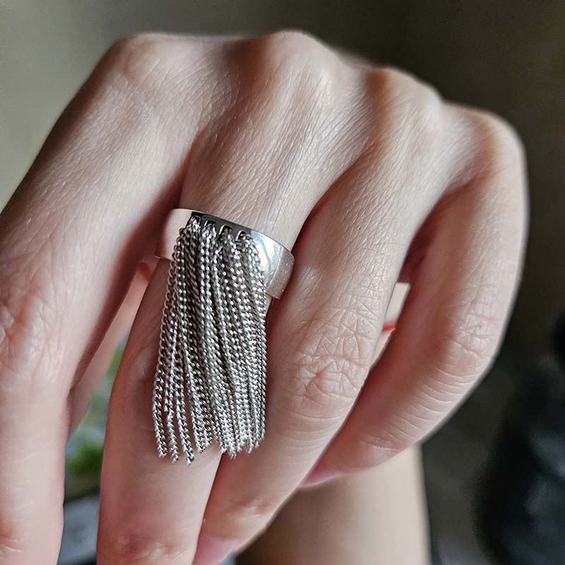 Punk Geometric Silver Color Ch - Women'S Emo Accessories recension och pris