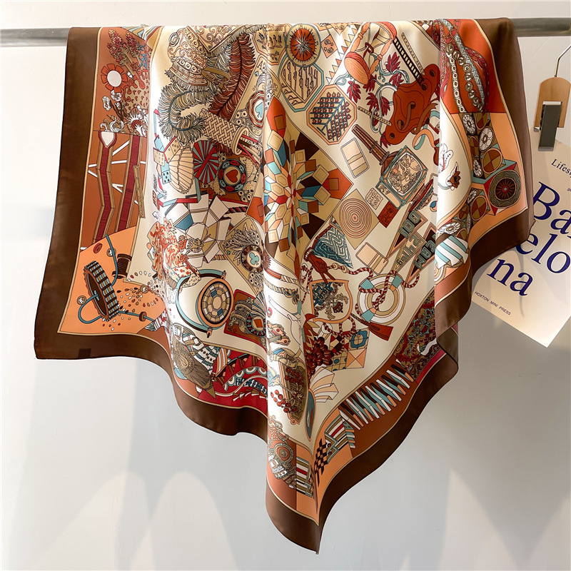 2026 New Square Twill Silk Sca - Silk Scarf Square recension och pris