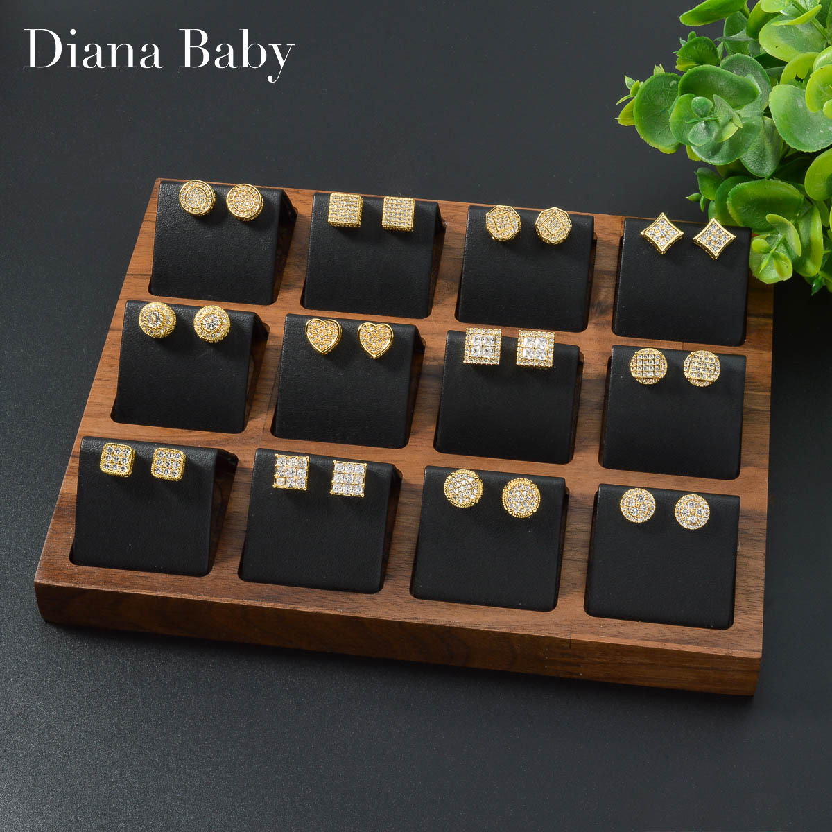 Diana Baby Gold Color Earrings - Women Accessories Dubai recension och pris