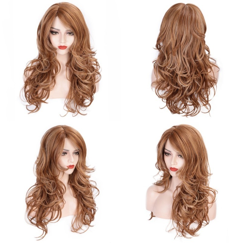 Woman Fluffy Big Wave Long Hai - Women'S Accessories Clothing recension och pris
