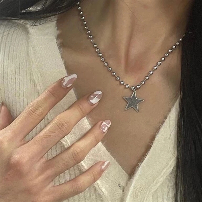 Kpop Cool Punk Vintage Star Pe - Women'S Emo Accessories recension och pris