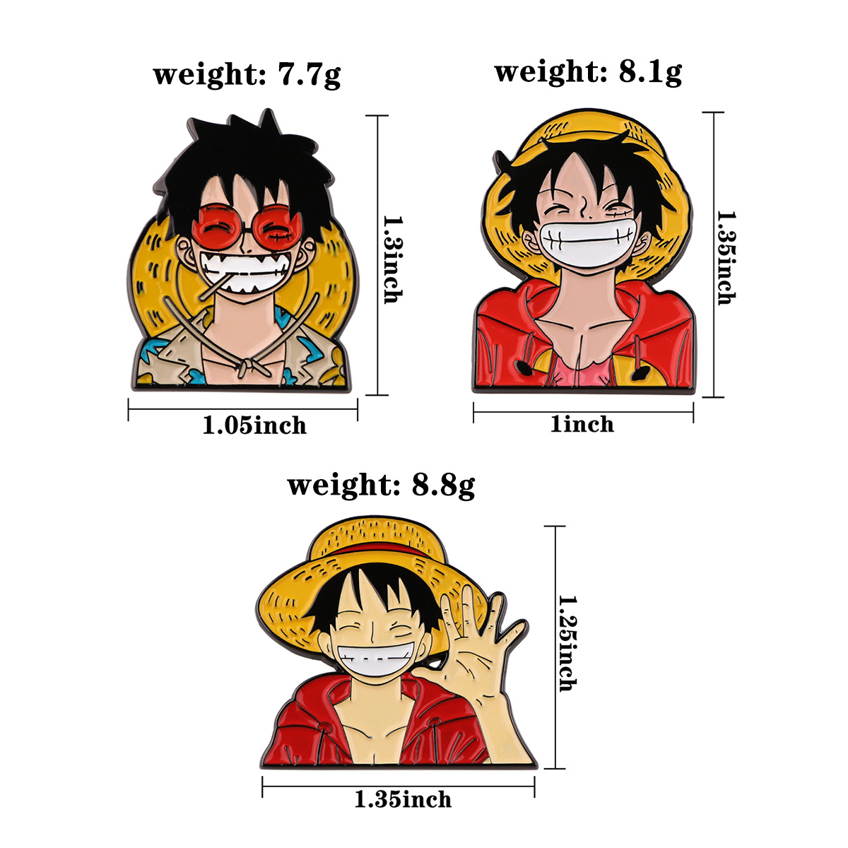 Pirate Adventure Anime Enamel  - Women'S Accessories Clothing recension och pris