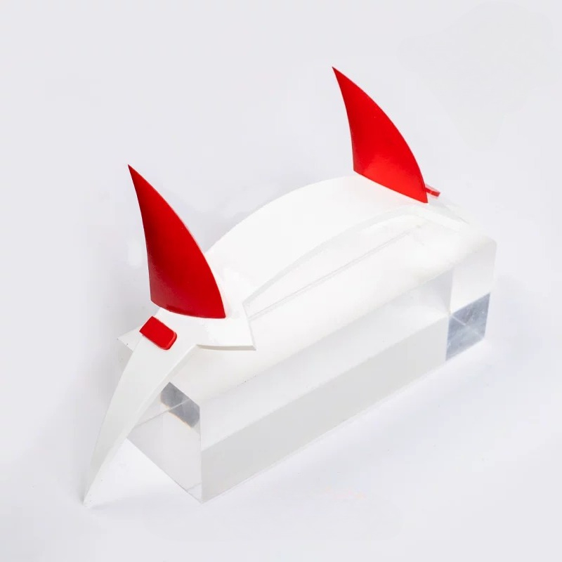 Anime Zero Two Cosplay Red Whi - Women'S Red Accessories recension och pris