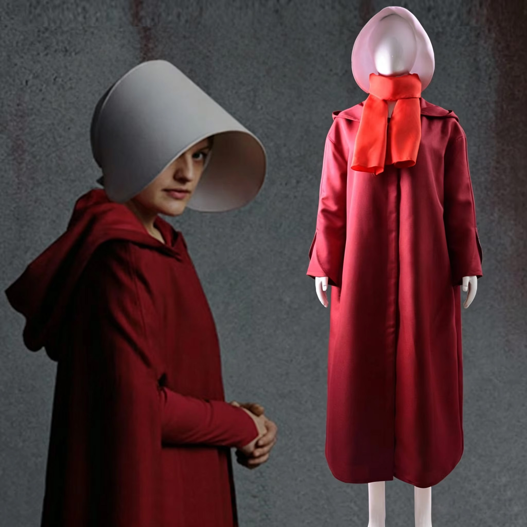 He Handmaid's Tale Cosplay Cos - Women'S Red Accessories recension och pris