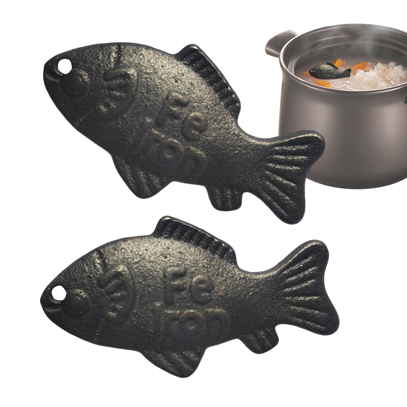 2 Pieces Iron Fish Natural Sou - Women Kitchen Accessories recension och pris