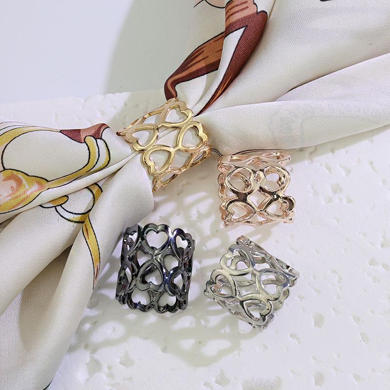 1/4Pcs Alloy Circle Scarves Br - Women'S Accessories Clothing recension och pris