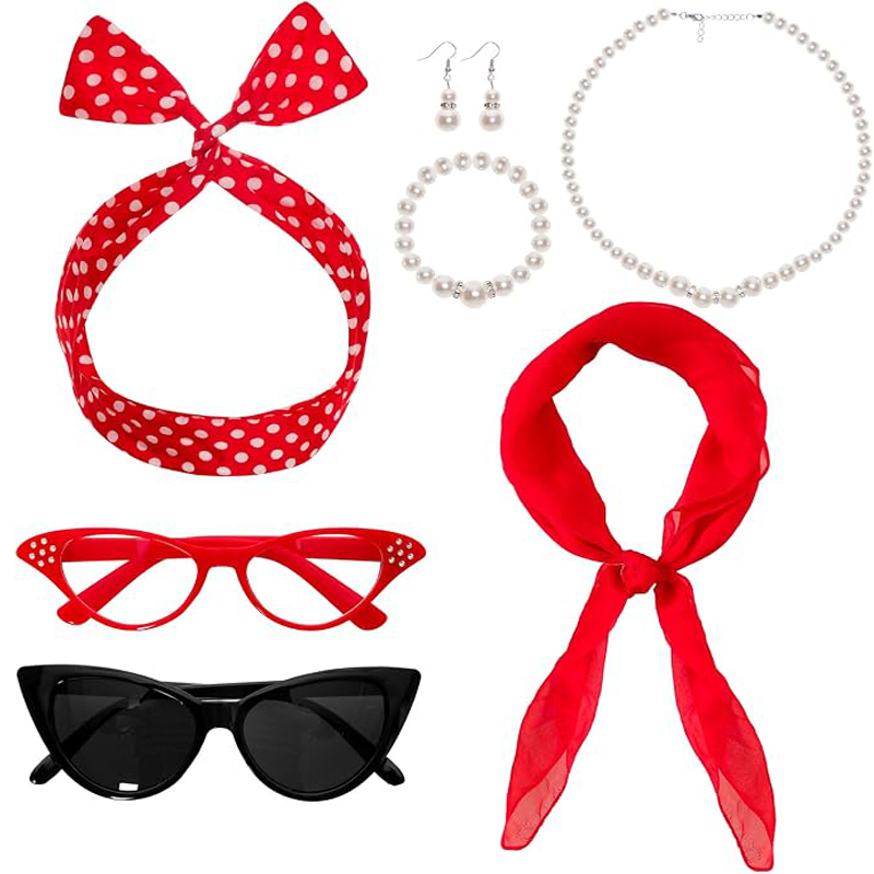 7PCS 1950s Costume Accessories - Women'S Accessories In The 1950S recension och pris