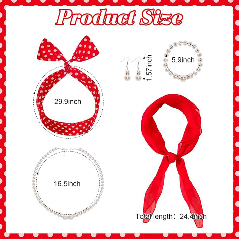 7PCS 1950s Costume Accessories - Women'S Accessories In The 1950S recension och pris