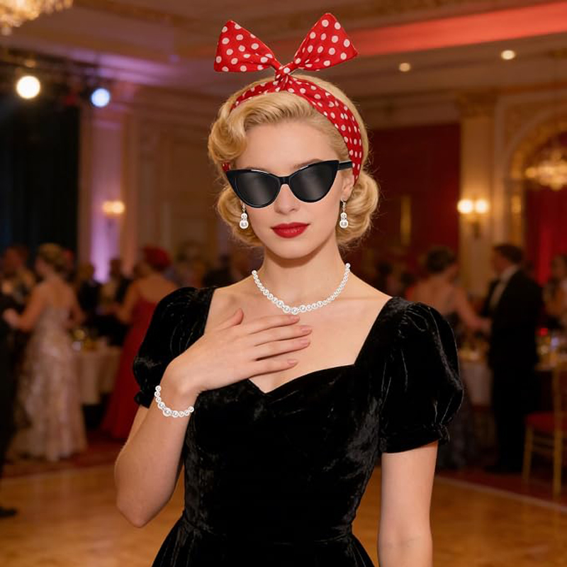 7PCS 1950s Costume Accessories - Women'S Accessories In The 1950S recension och pris