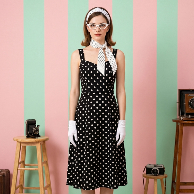 5Pcs 1950S Women Costumes with - Women'S Accessories In The 1950S recension och pris