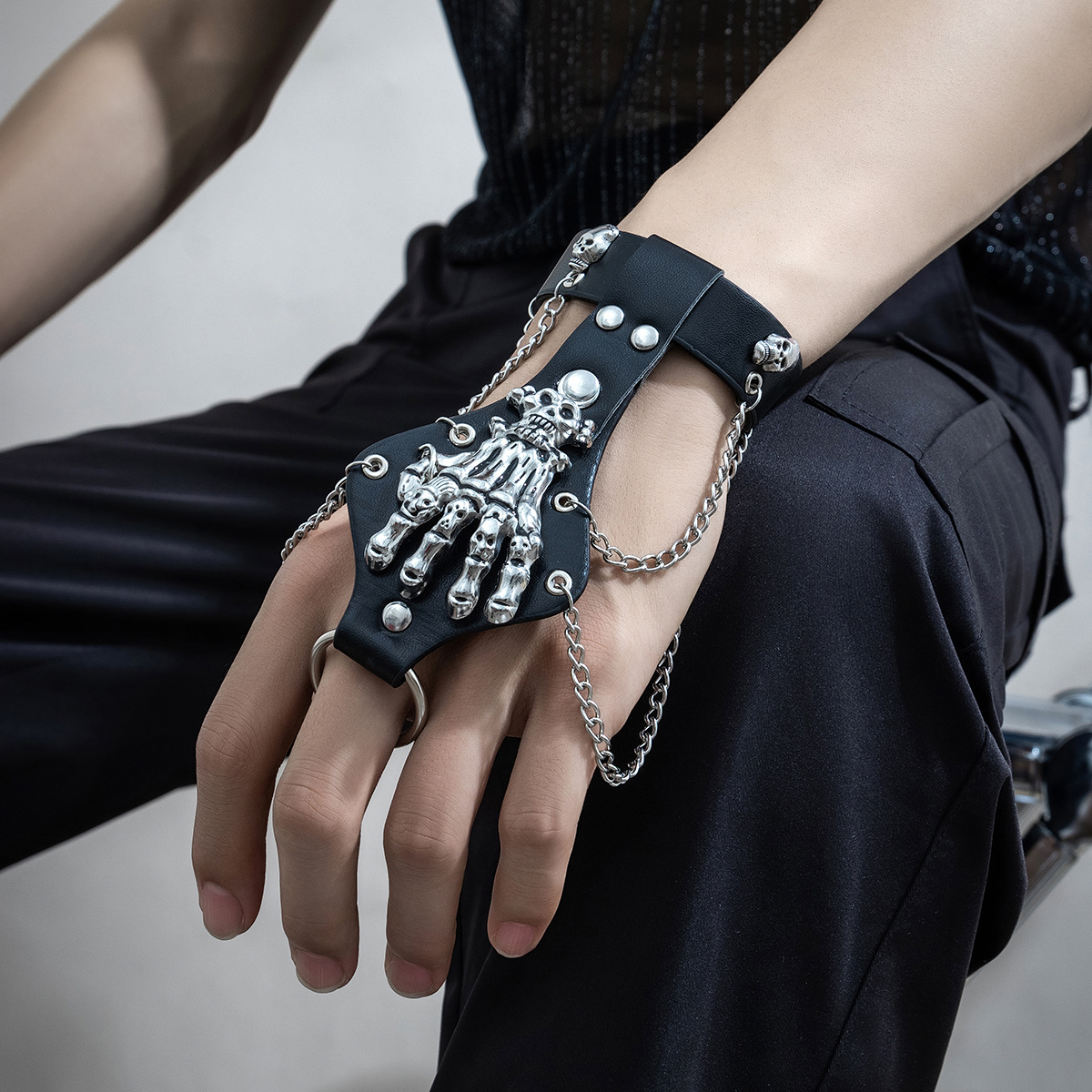 2024 New Emo Punk Gothic Skull - Women'S Emo Accessories recension och pris
