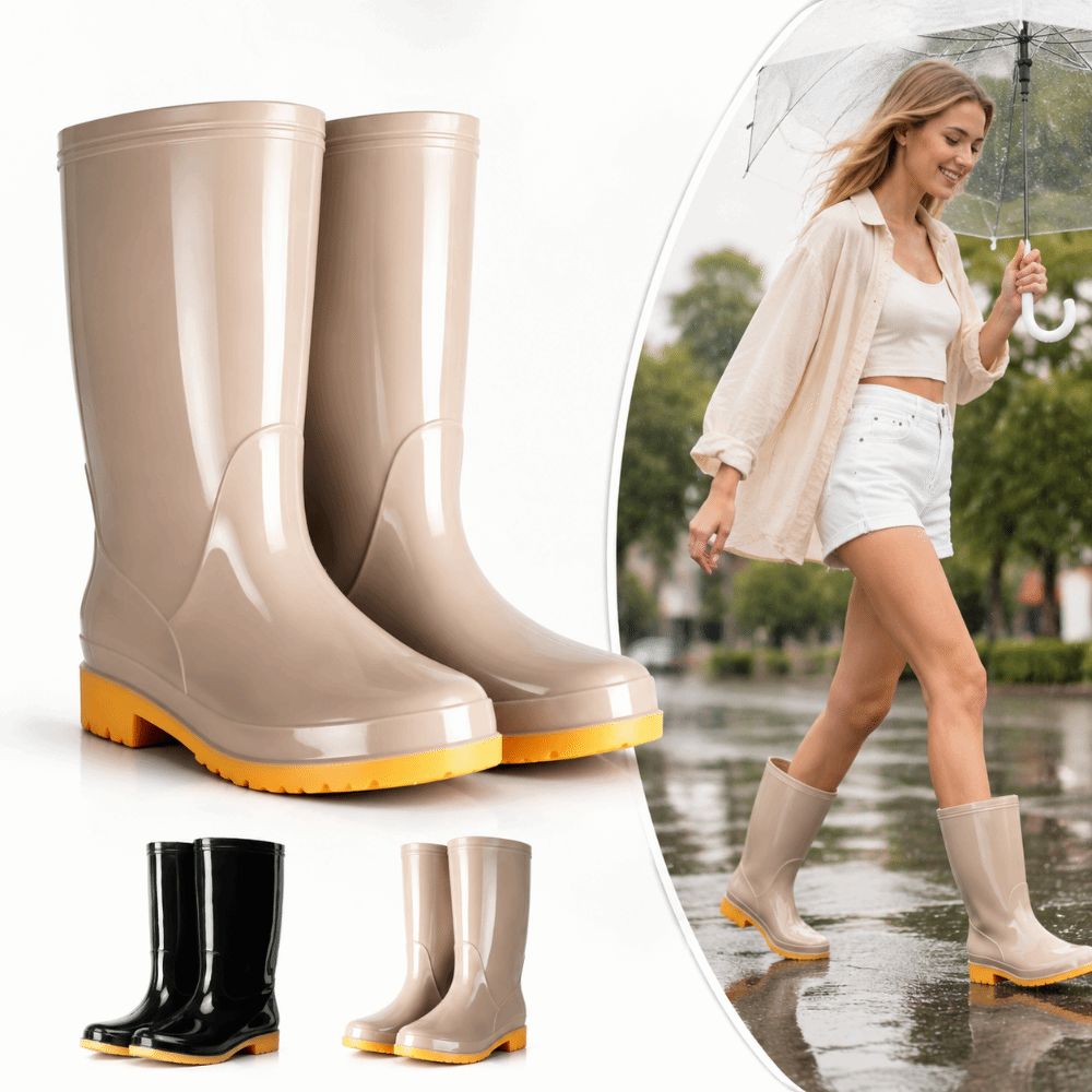 Non-slip Women's Long Rain Boo - Women Kitchen Accessories recension och pris