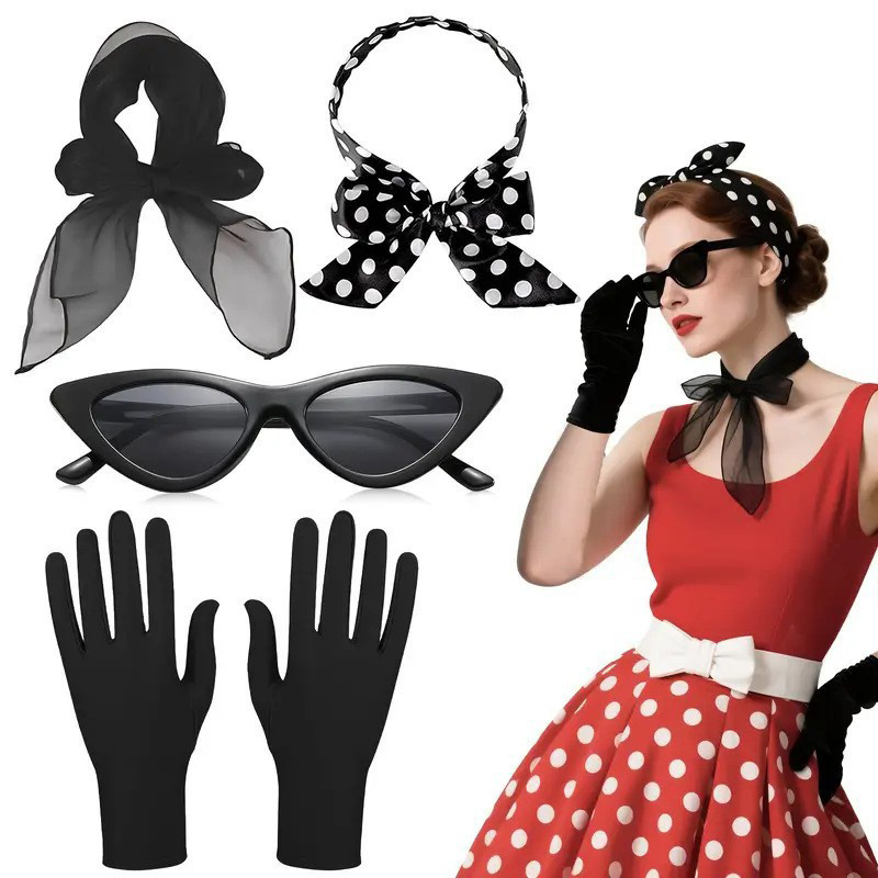 50s Retro Costume Accessories  - Women'S Accessories In The 1950S recension och pris