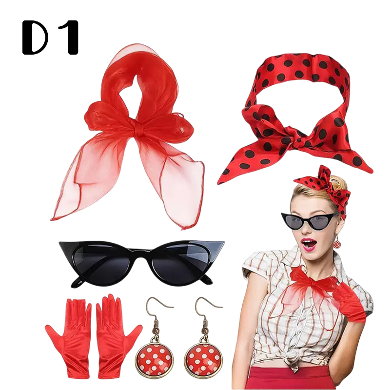 50s Retro Costume Accessories  - Women'S Accessories In The 1950S recension och pris
