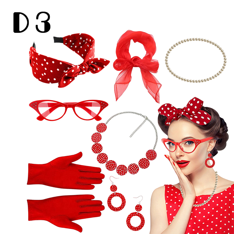50s Retro Costume Accessories  - Women'S Accessories In The 1950S recension och pris
